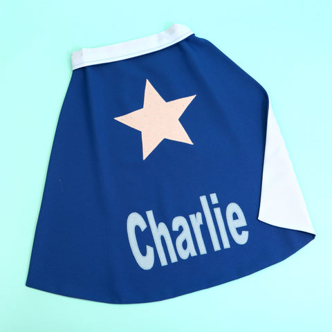 Blue Super Hero Cape for Charlie