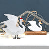 Christmas Tree Regal Swan Hanging Decoration