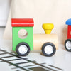 Wooden Train And Track Roll With Personalised Bag