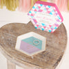 Hexagon Jewellery Trinket Dish With Slogan In Gift Box